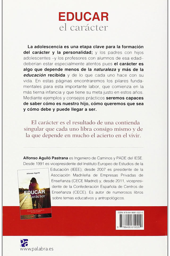 Educar el carácter